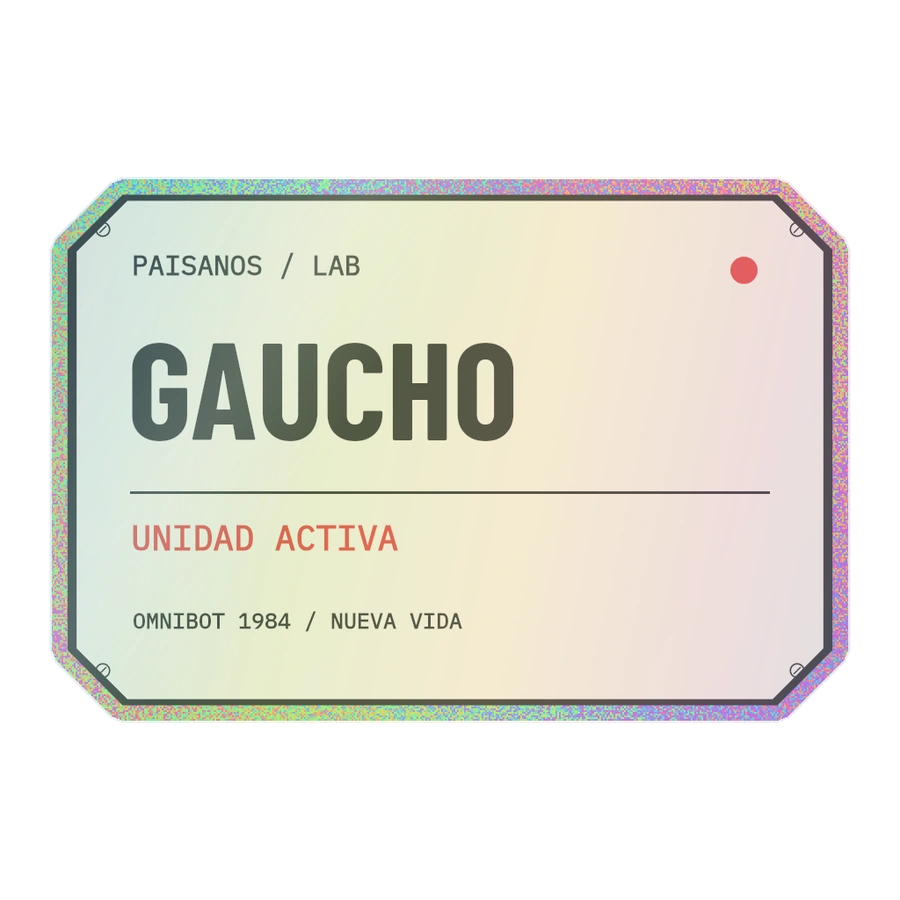 Gaucho / unidad activa